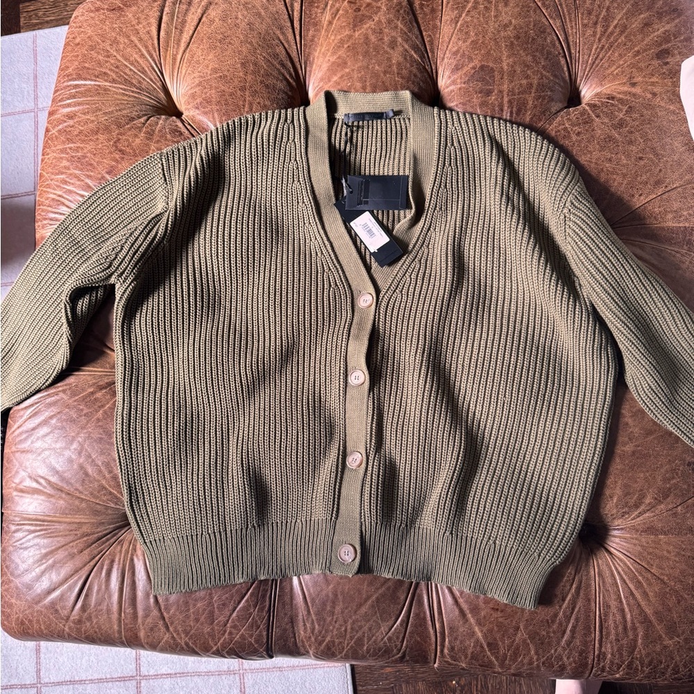Jenni Kayne Olive Green Cardigan